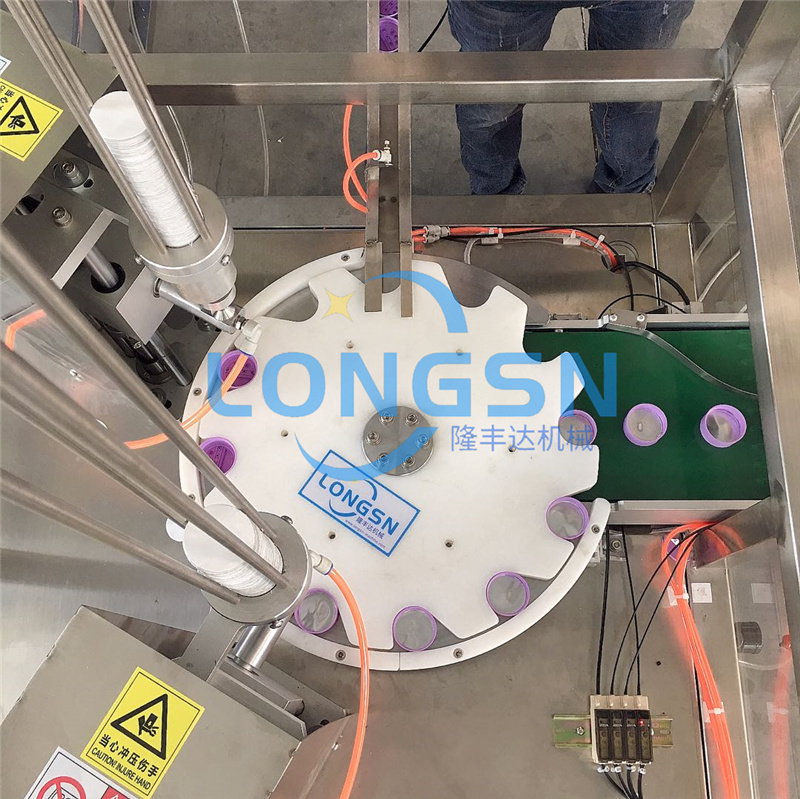 cap inserting machine water de plafond