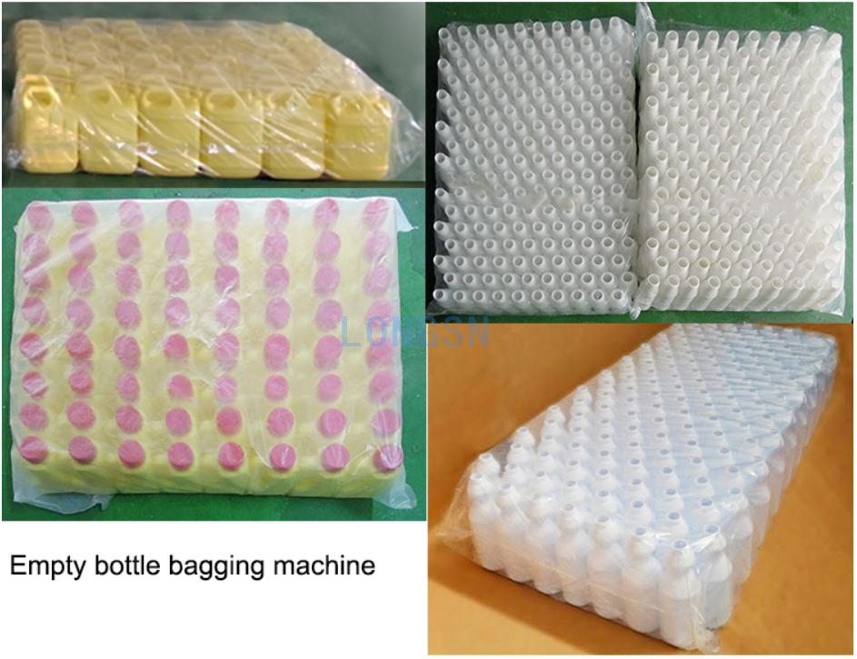 Machine d'ensachage automatique de bouteilles en plastique pour animaux de compagnie, machine d'emballage de pots en hdpe