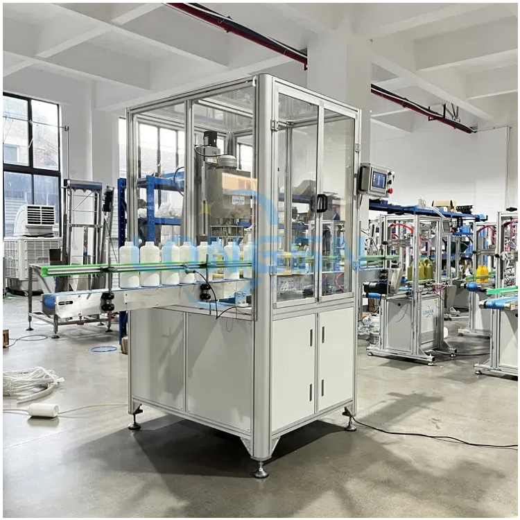 Machine de coupe &agrave; col bouteille