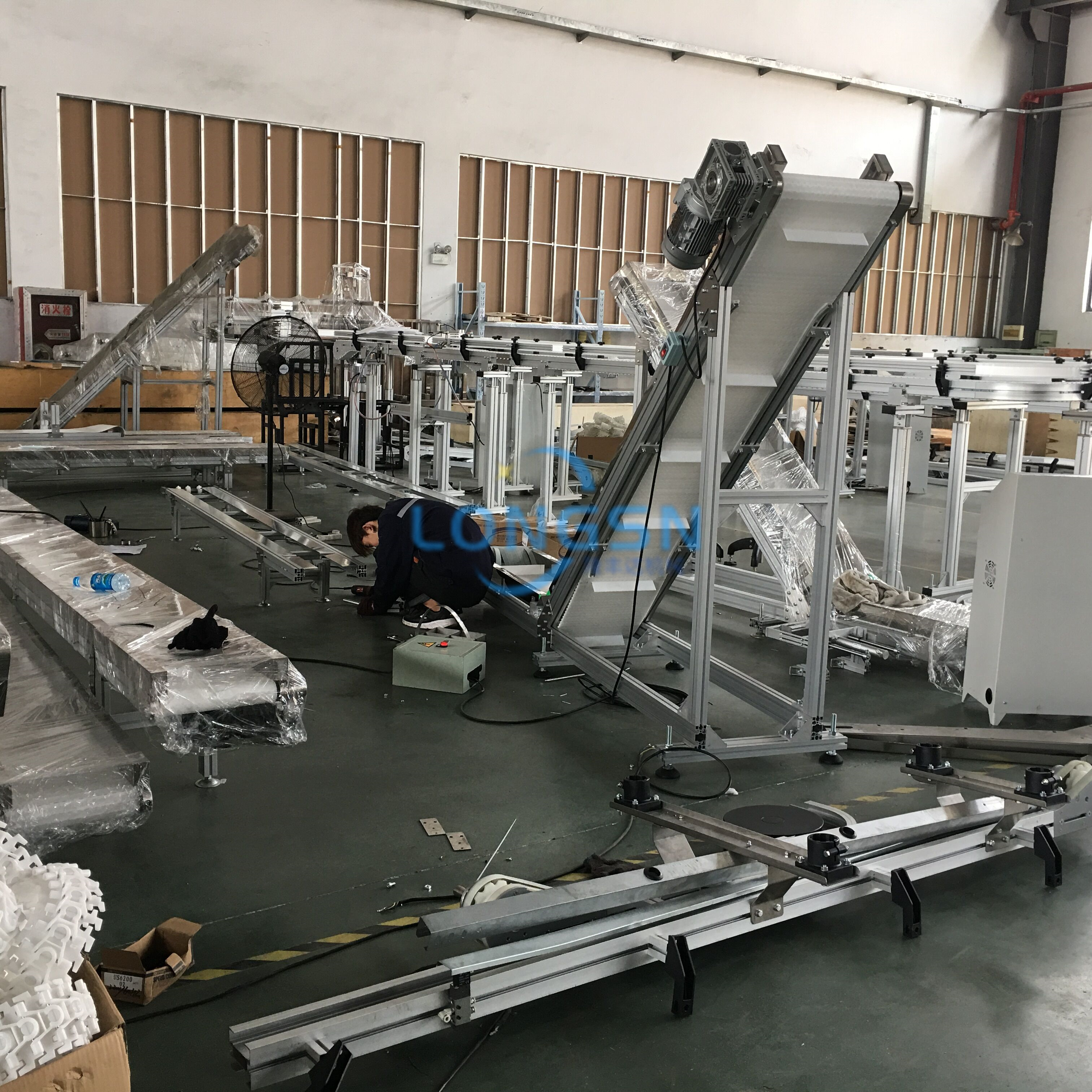 syst&egrave;me de transport de bouteilles