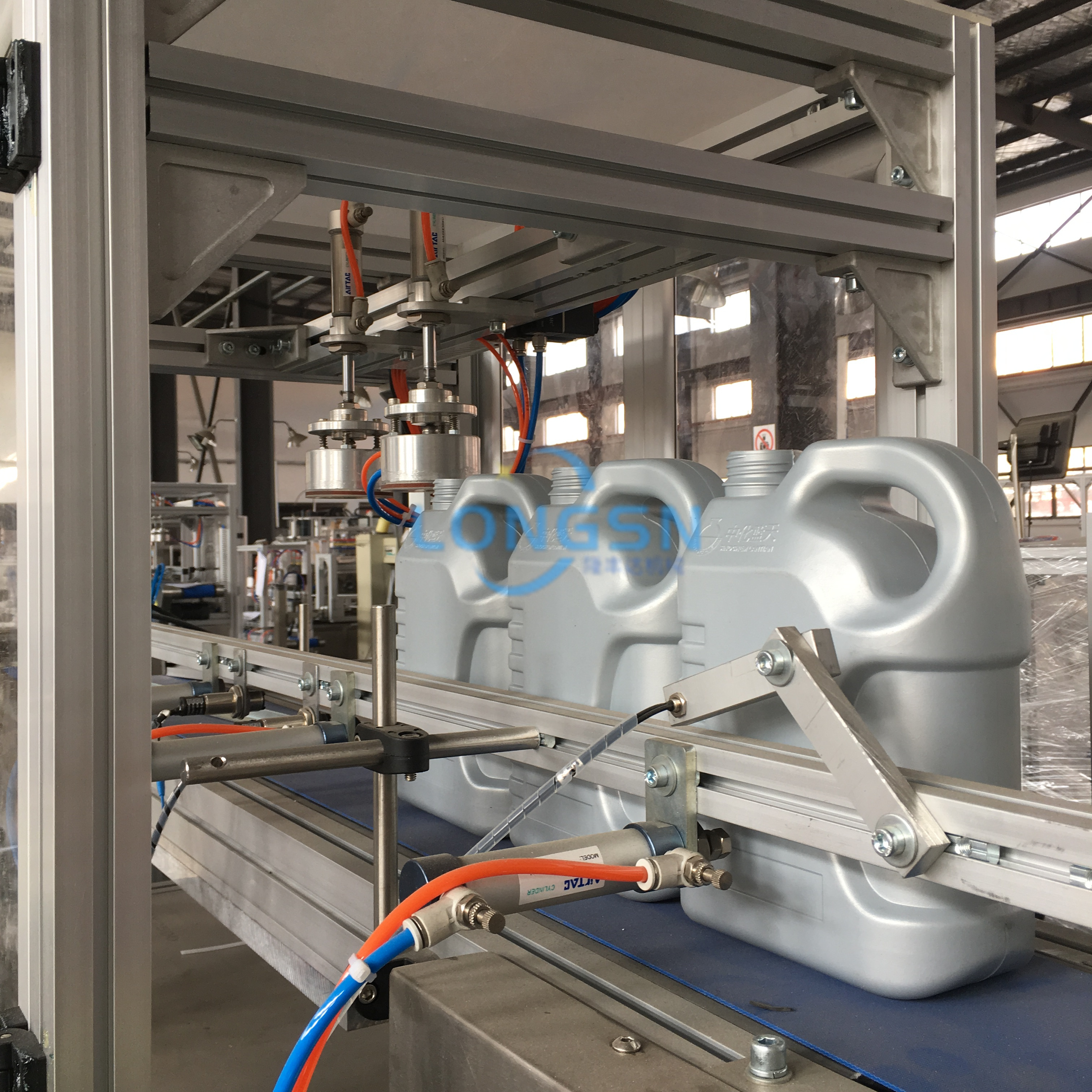 Machine d'essai automatique de détecteur de fuite de bouteille de jerrycan vide de pression d'air