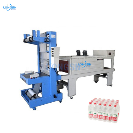 Machine à emballer semi-automatique en plastique pour bouteilles en plastique thermorétractable en pvc