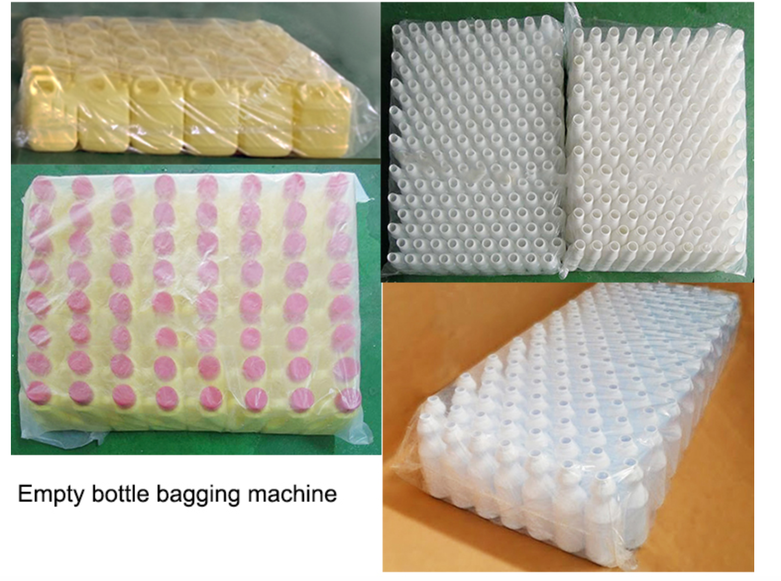 Machines d'ensachage automatiques de sac de bouteille vide de baril de jerrycan en plastique de PE HDPE PP PE d'ANIMAL FAMILIER d'ANIMAL FAMILIER