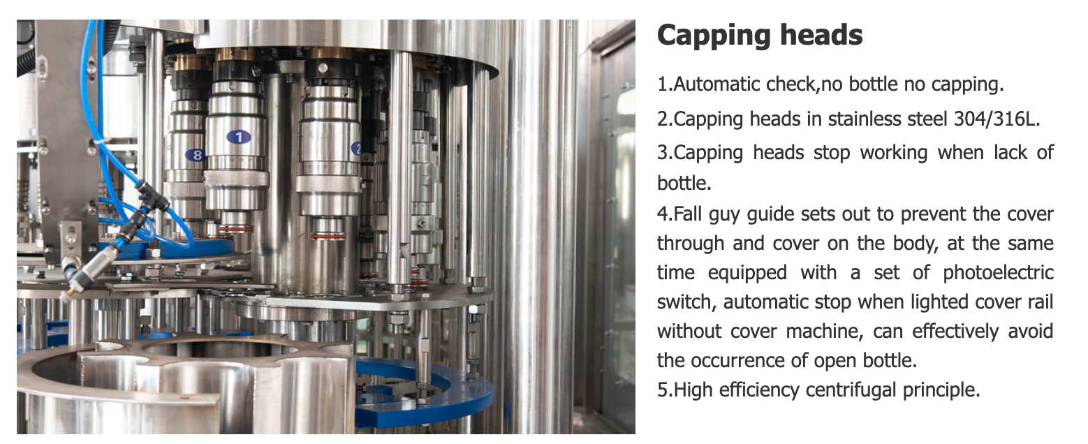 Machine de remplissage des boissons gazeuses