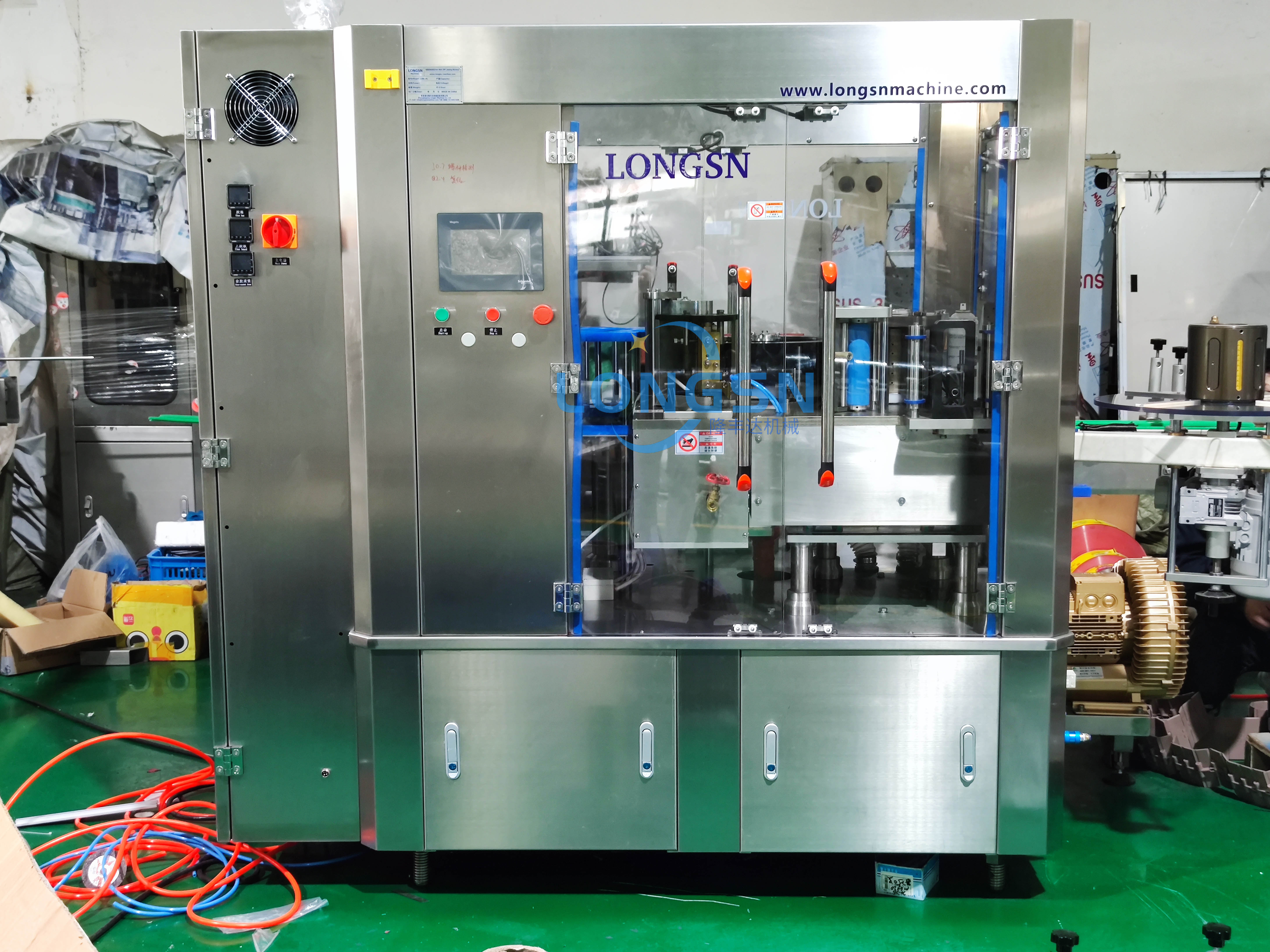 Machine d'&eacute;tiquetage de colle chaude