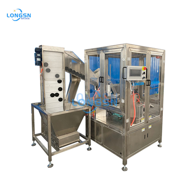 Machine d'insertion de doublure en mousse de capuchon en plastique en plastique