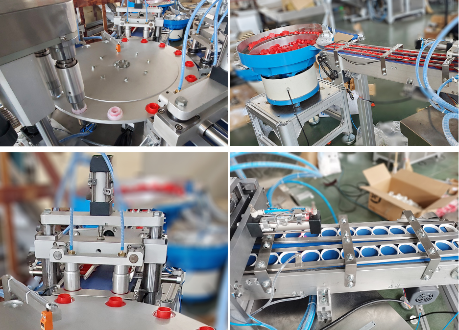 Machine d'assemblage de capuchon